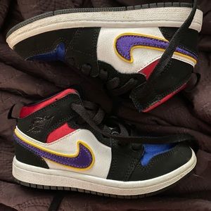 Air Jordan mid black multicolor